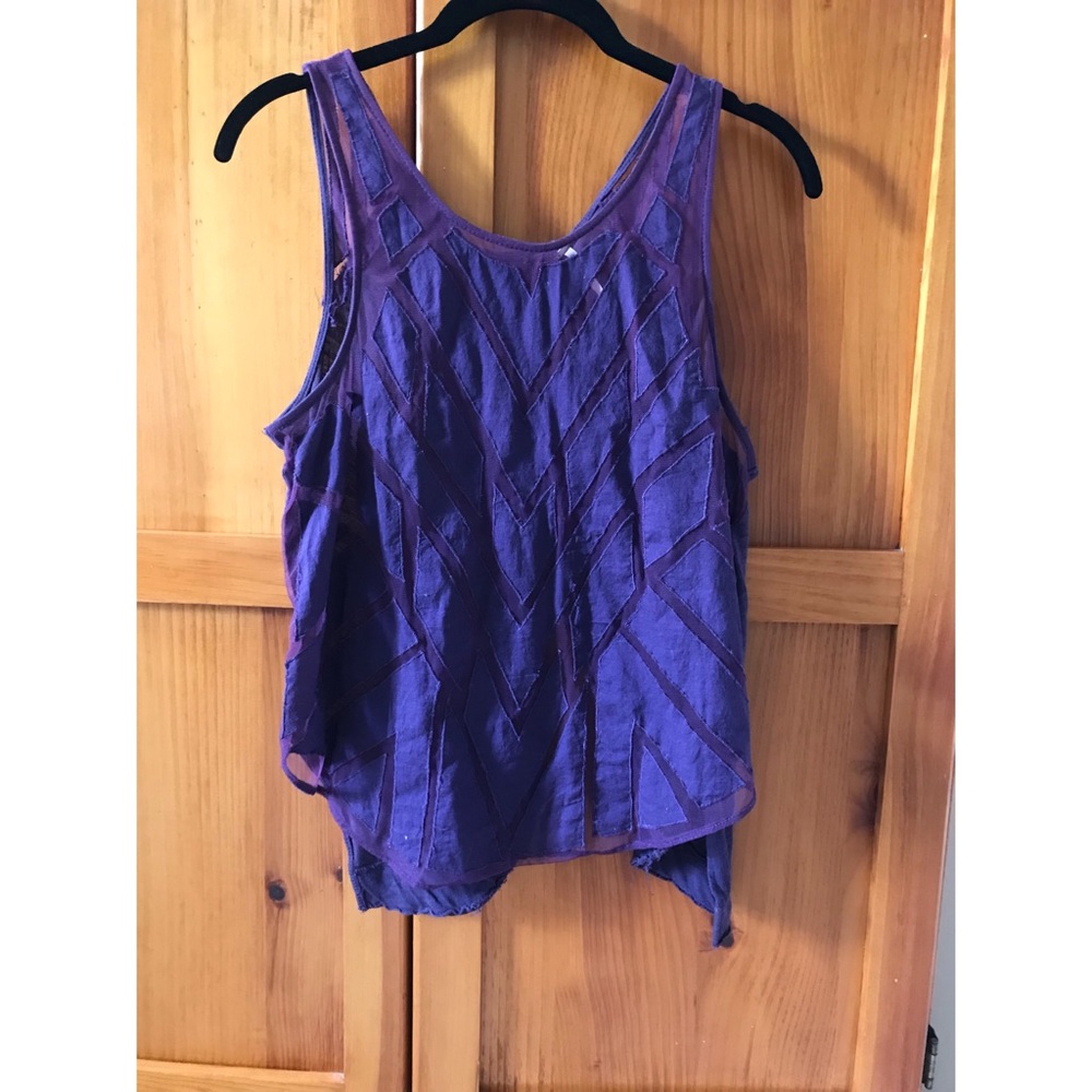 Free People purple tank top